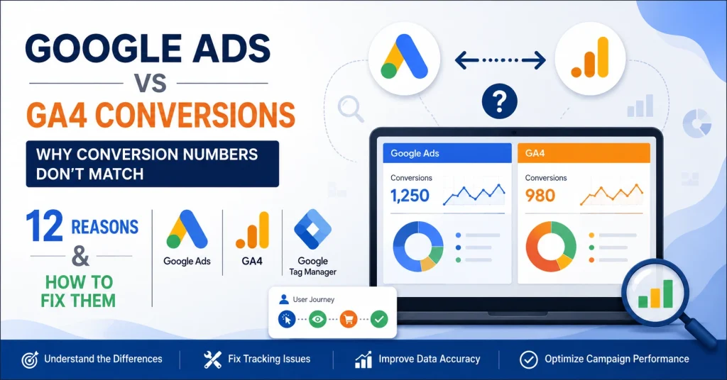 google-ads-vs-ga4-conversions