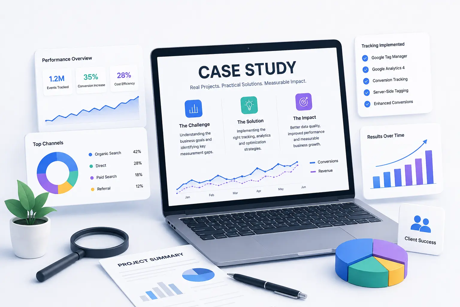 Digital analytics and marketing case studies